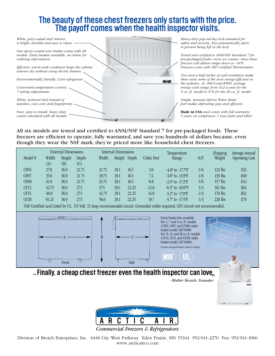 Arctic Air CF09 User Manual | Page 2 / 2