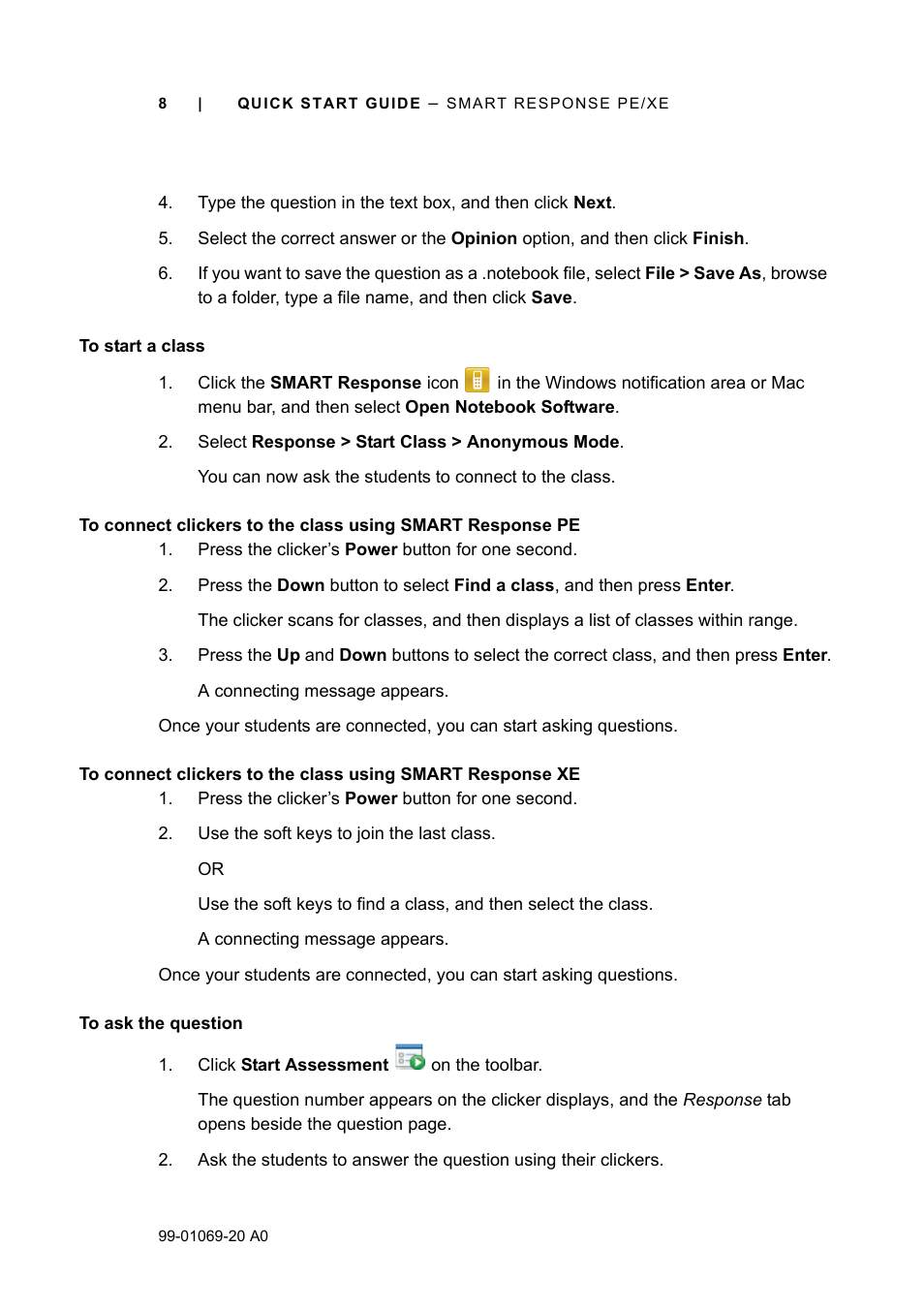 Smart Technologies SMART Response PE/XE User Manual | Page 8 / 12