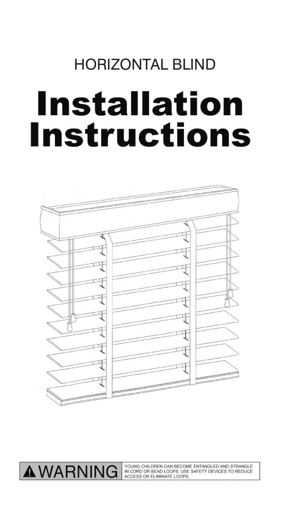 Blinds Chalet 1 Inch Wood Blinds User Manual | 6 pages