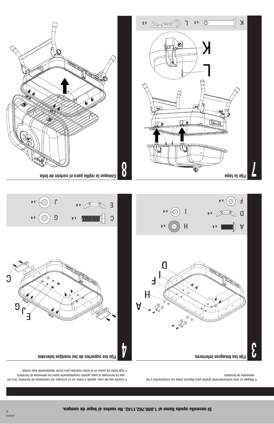 Blue Rhino CBT711W User Manual | Page 12 / 16