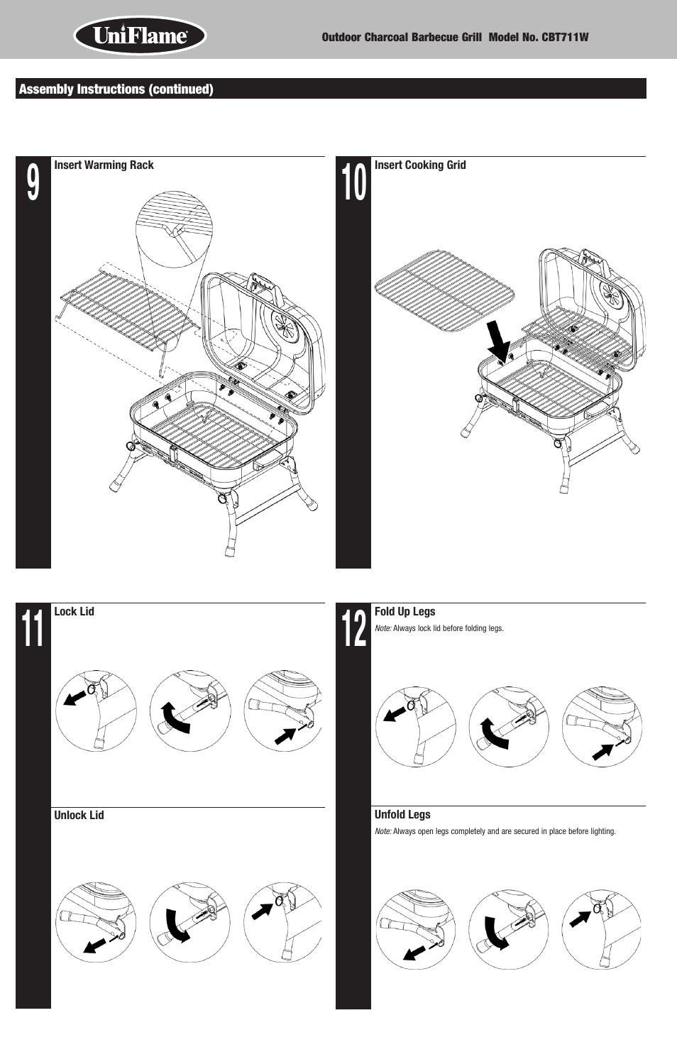 Blue Rhino CBT711W User Manual | Page 6 / 16