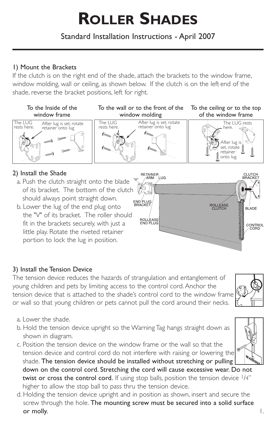 Blinds Chalet EcoGreen Solar Screen Shades User Manual | 4 pages