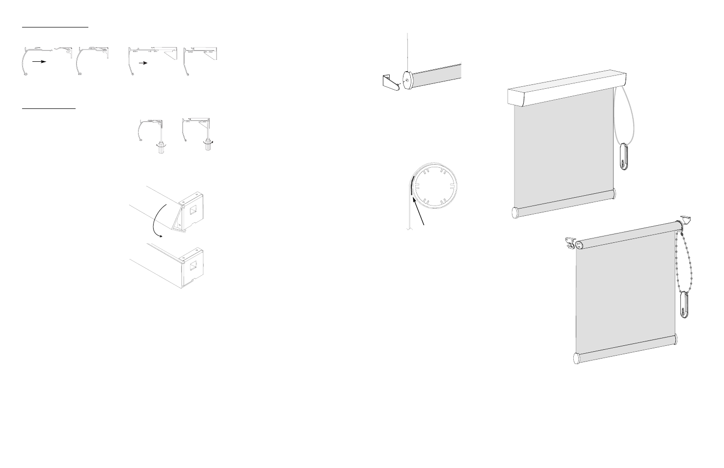 Roller shades, Installation instructions | Blinds Chalet Silverscreen Roller Shades - 4% User Manual | Page 2 / 2