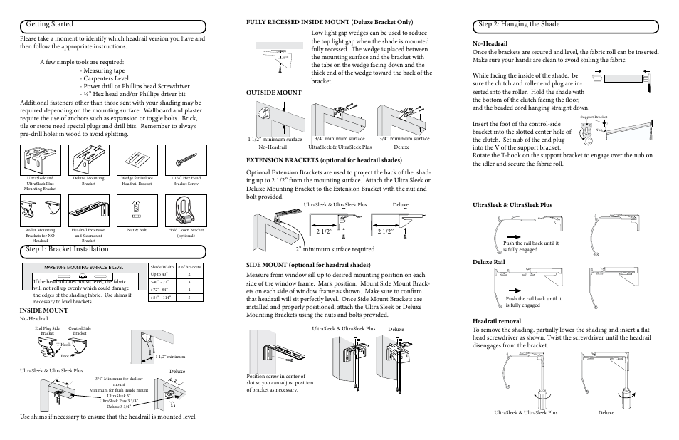 Blinds Chalet Good Housekeeping 3 Room Darkening Sheer Shades User Manual | 2 pages