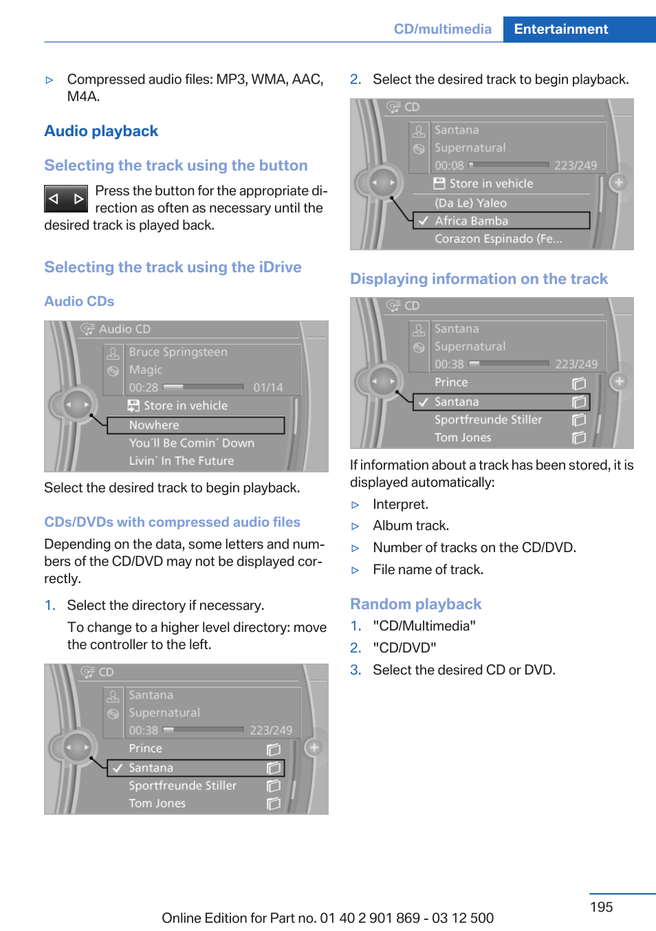 BMW 2013 X5 User Manual | Page 195 / 339