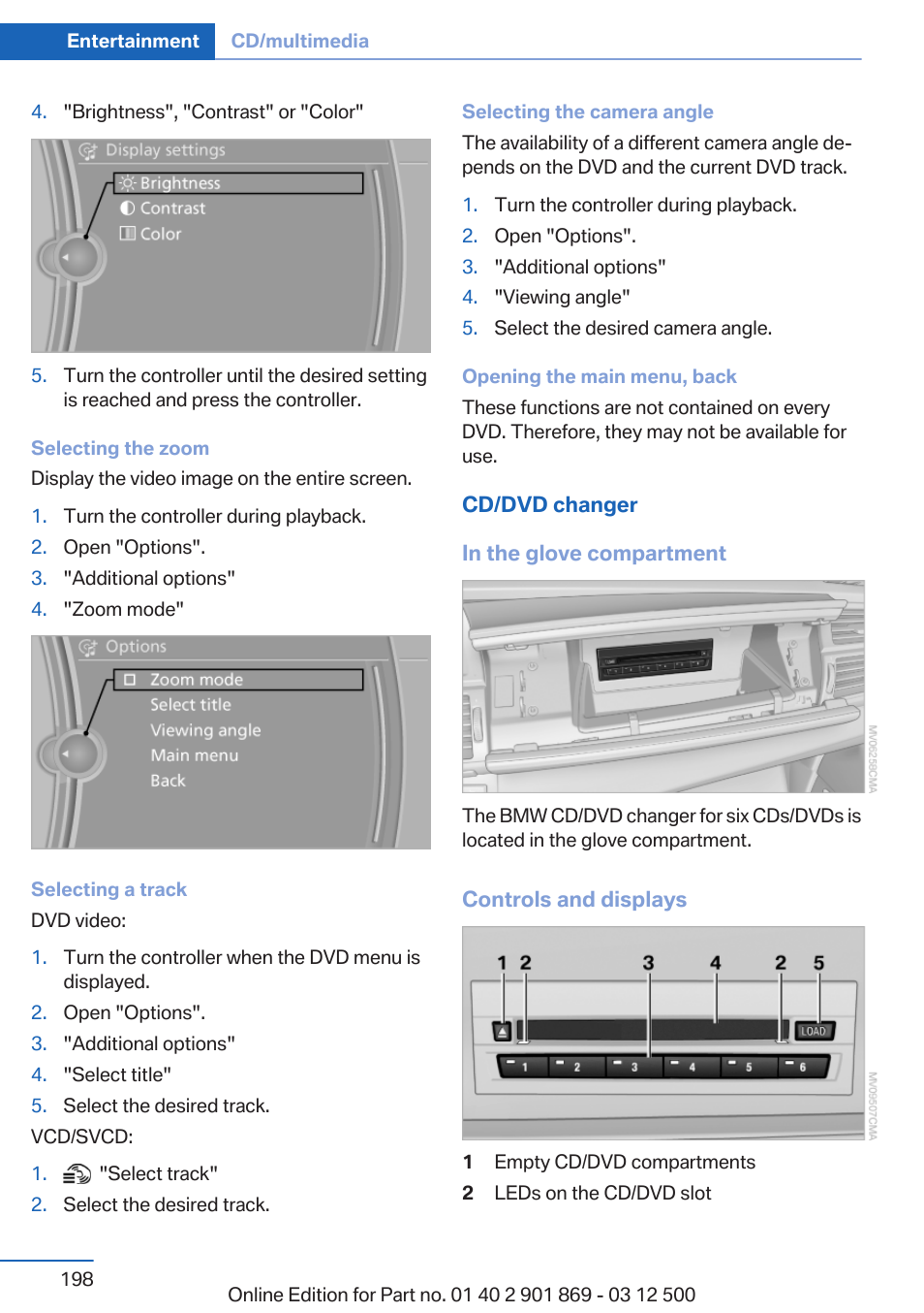 BMW 2013 X5 User Manual | Page 198 / 339