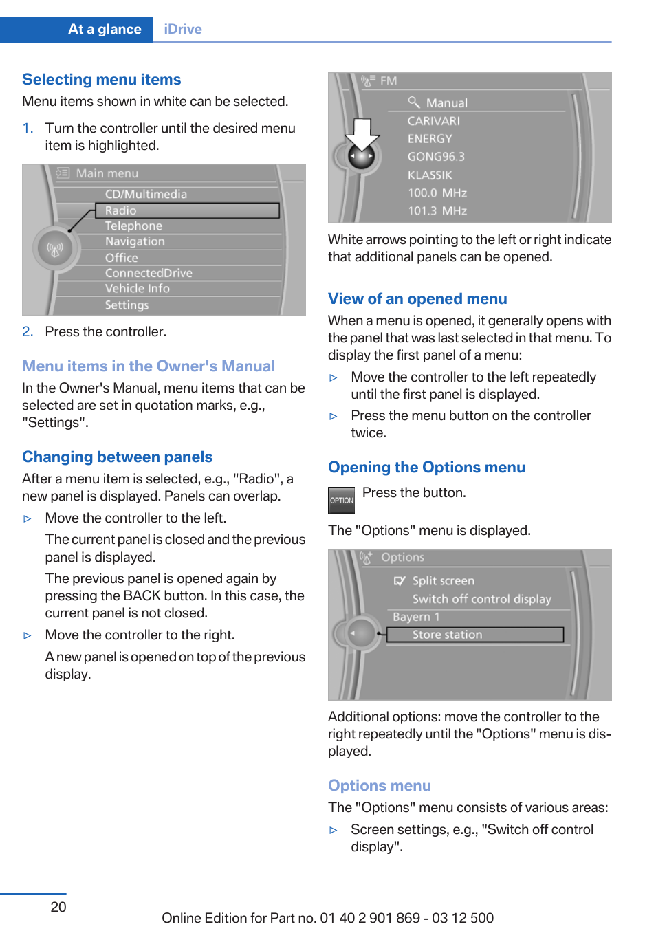 BMW 2013 X5 User Manual | Page 20 / 339