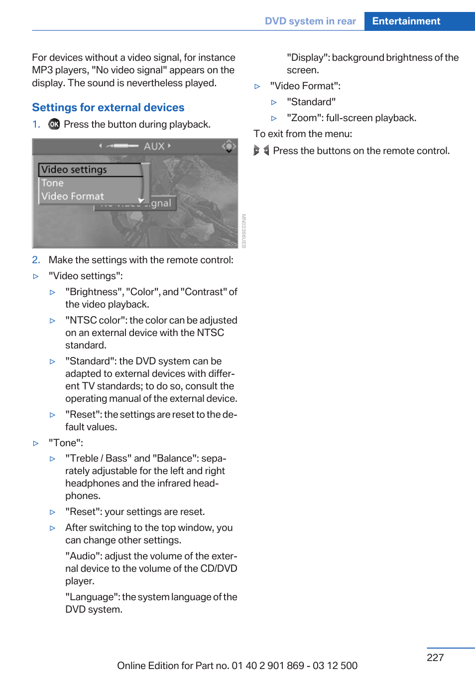 BMW 2013 X5 User Manual | Page 227 / 339