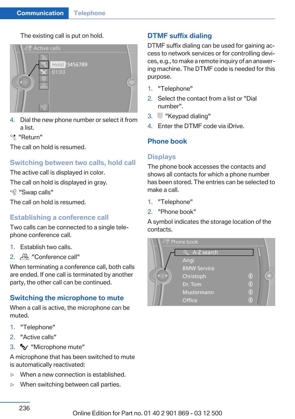 BMW 2013 X5 User Manual | Page 236 / 339