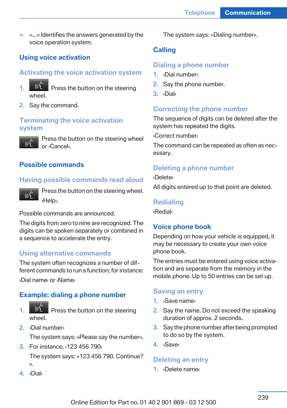 BMW 2013 X5 User Manual | Page 239 / 339