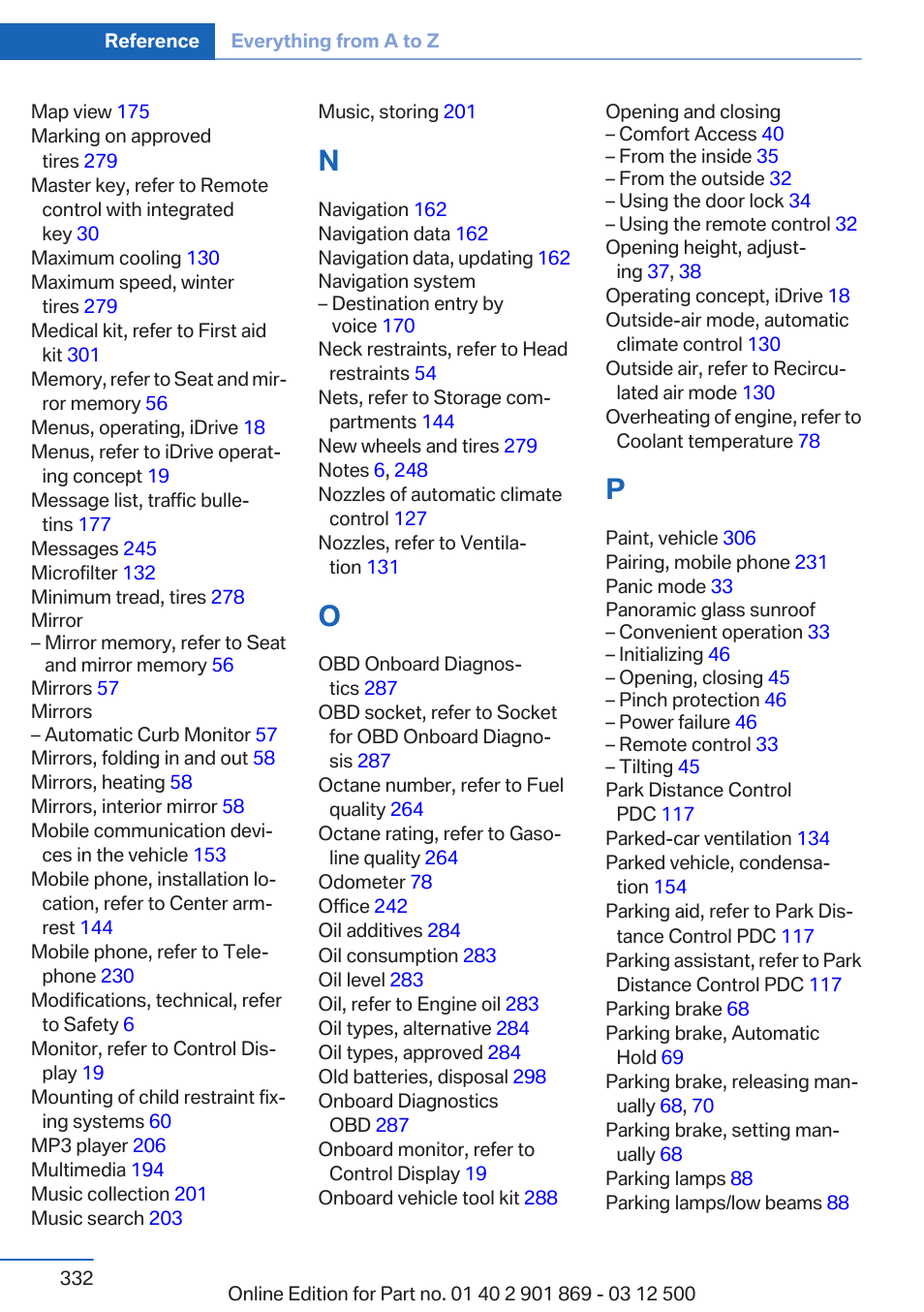 BMW 2013 X5 User Manual | Page 332 / 339