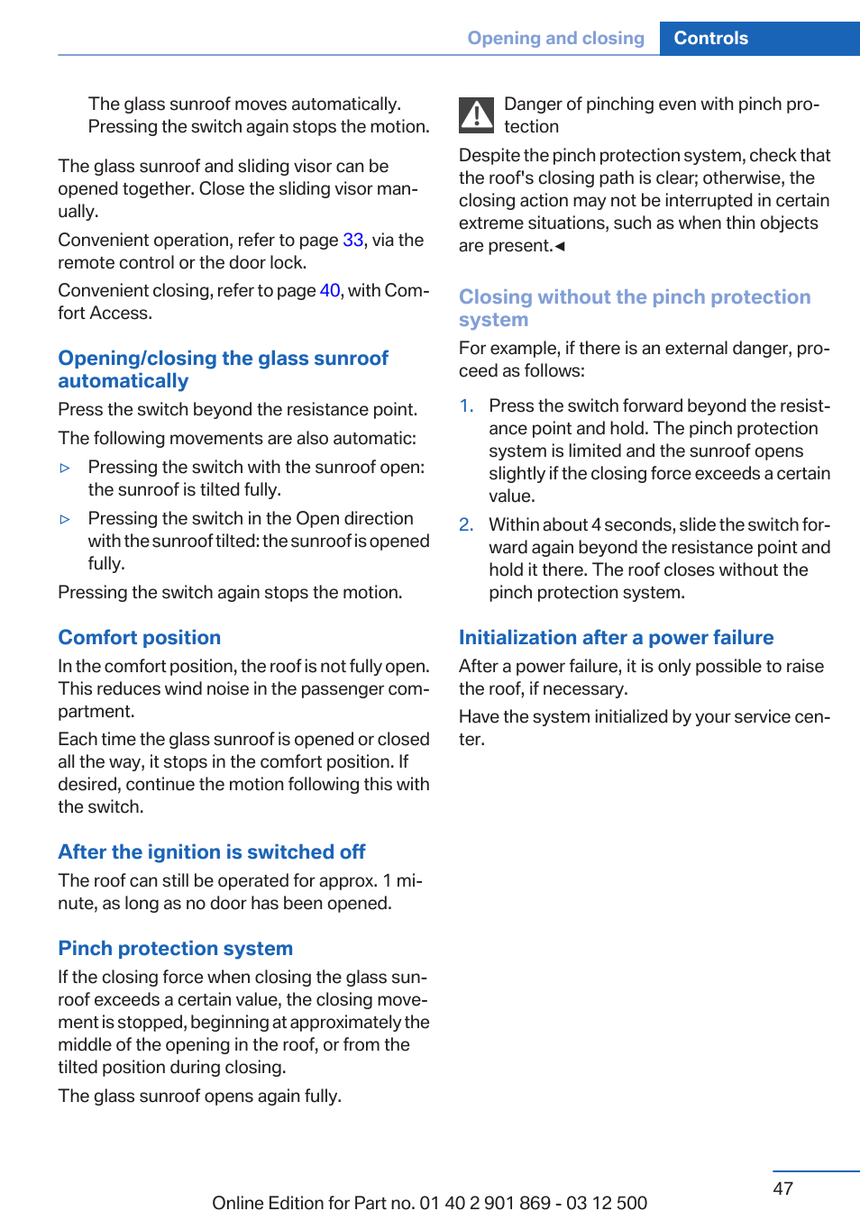 BMW 2013 X5 User Manual | Page 47 / 339