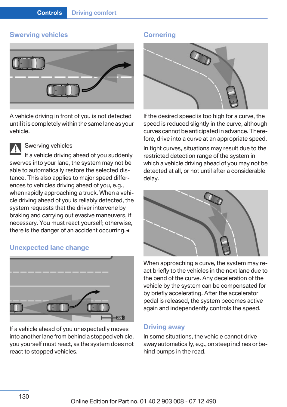 BMW 2013 5 Series User Manual | Page 130 / 252