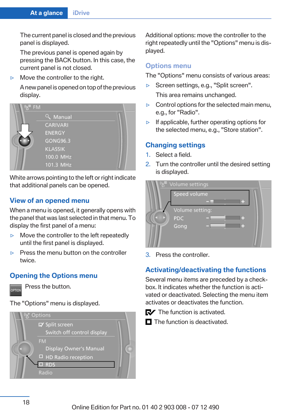 BMW 2013 5 Series User Manual | Page 18 / 252