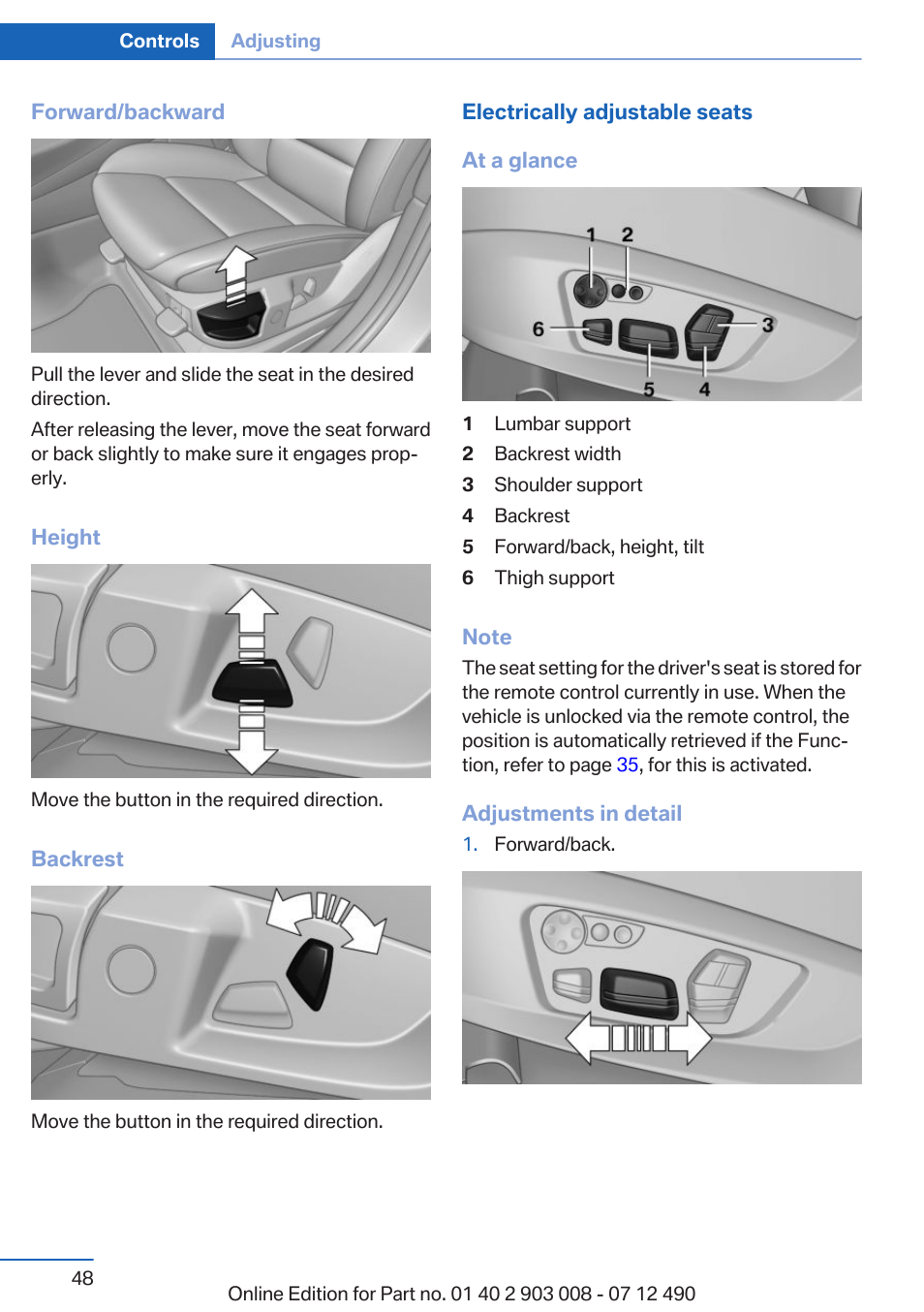 BMW 2013 5 Series User Manual | Page 48 / 252