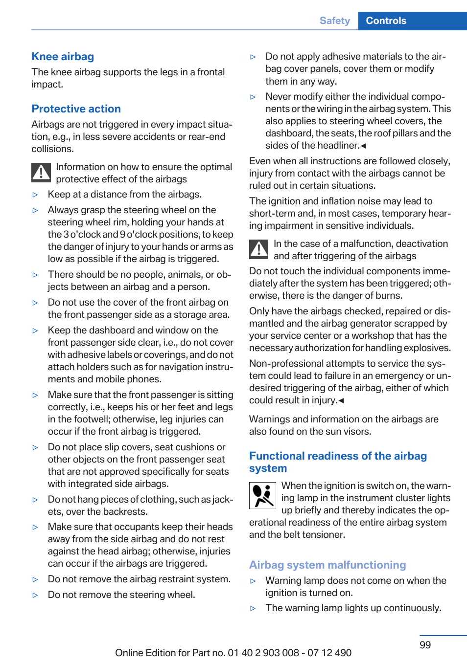 BMW 2013 5 Series User Manual | Page 99 / 252