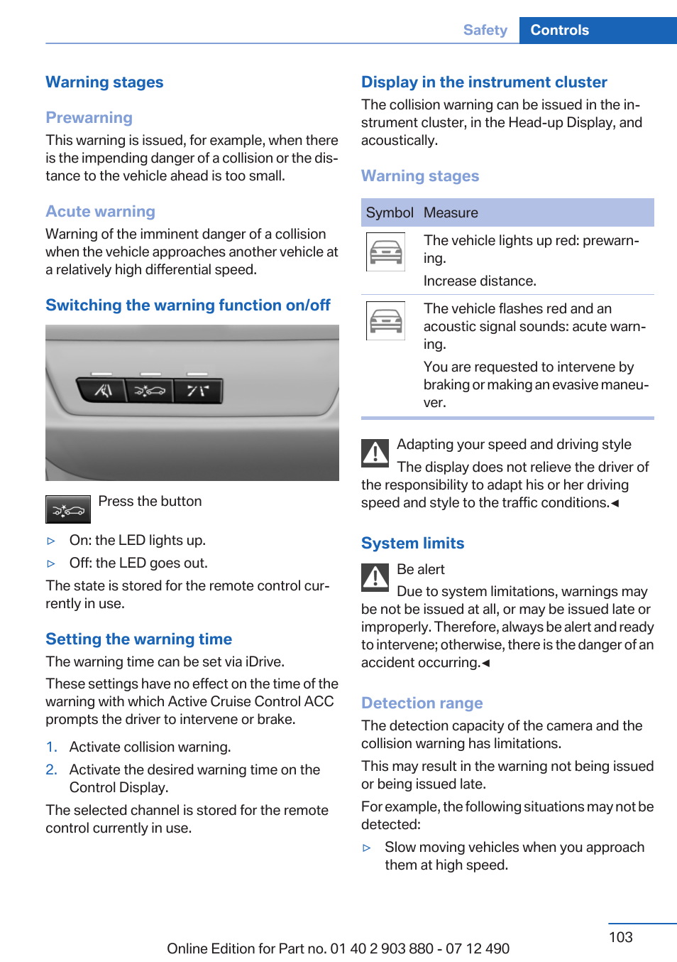 BMW 2013 3 Series User Manual | Page 103 / 242