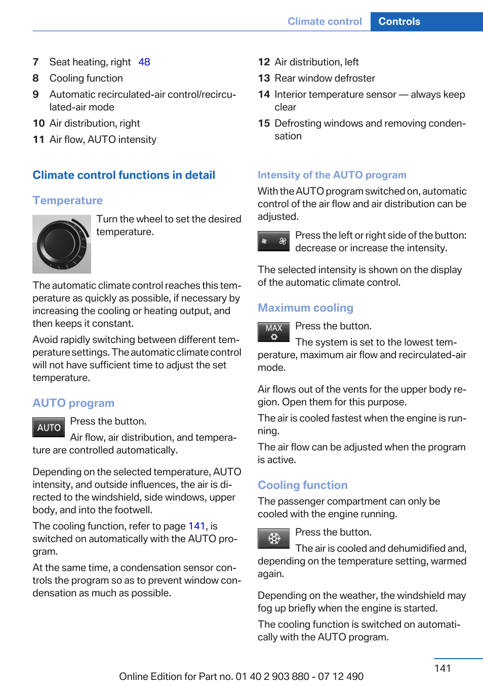 BMW 2013 3 Series User Manual | Page 141 / 242