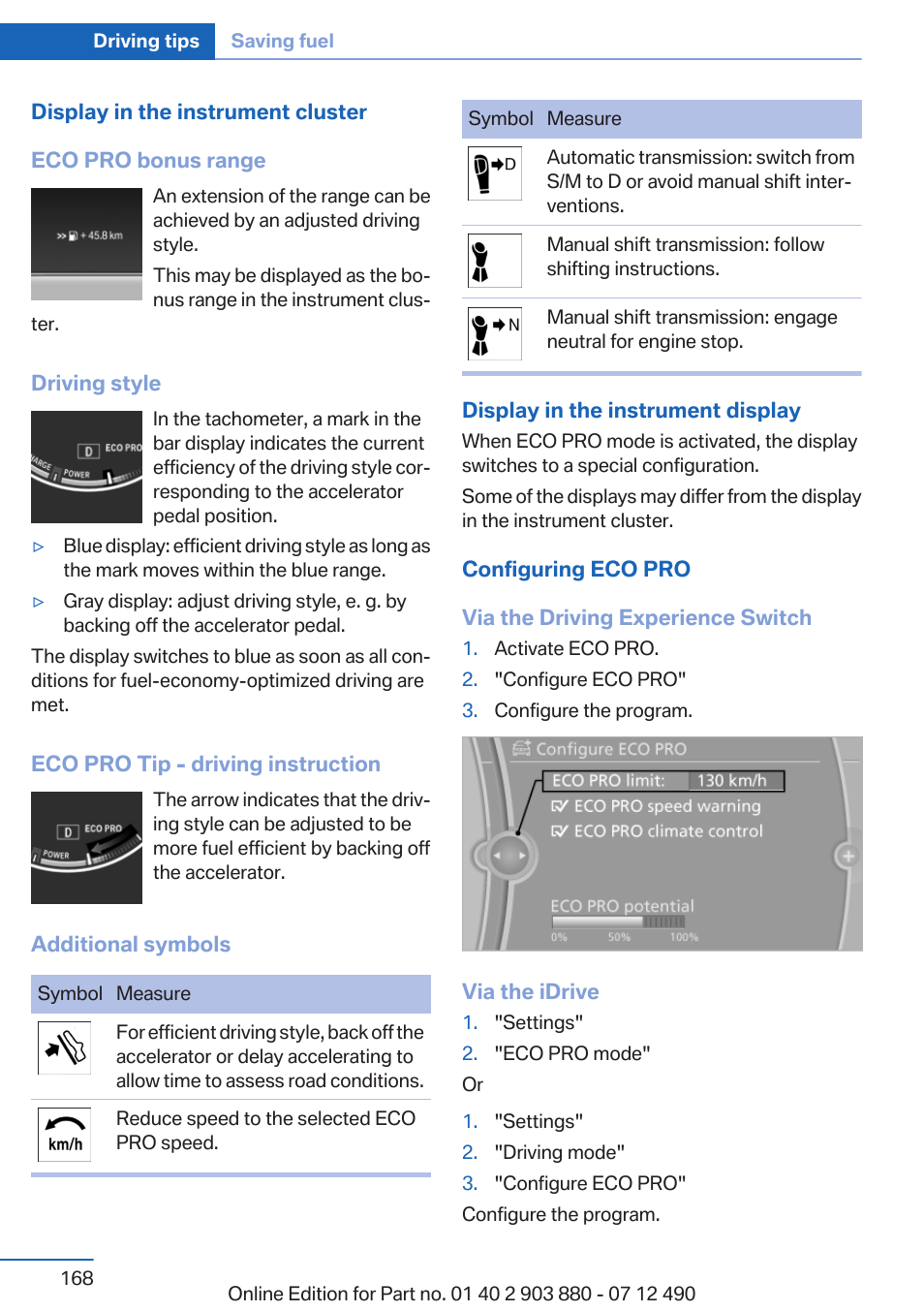 BMW 2013 3 Series User Manual | Page 168 / 242