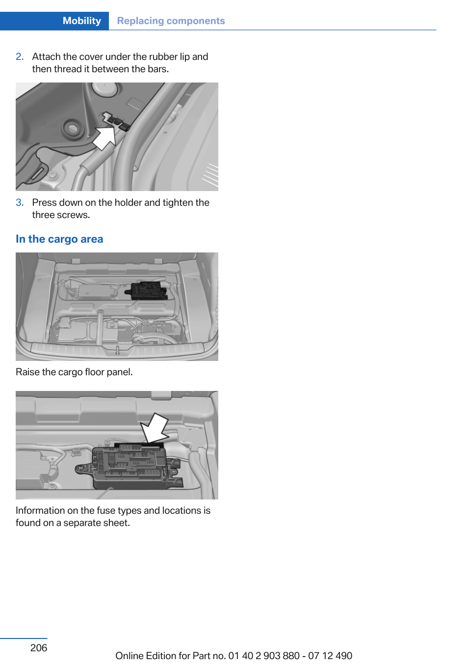 BMW 2013 3 Series User Manual | Page 206 / 242