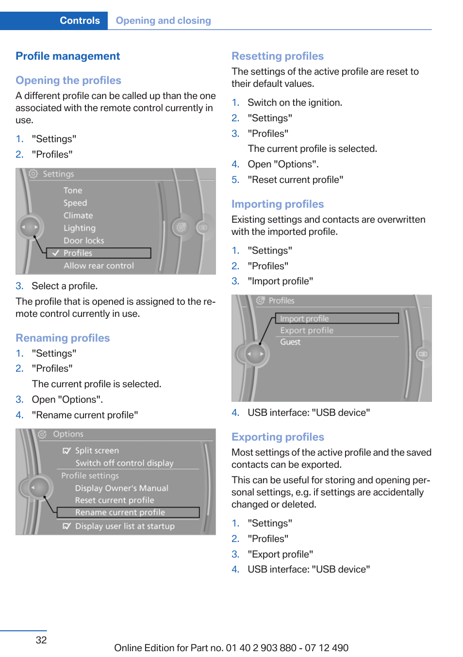 BMW 2013 3 Series User Manual | Page 32 / 242