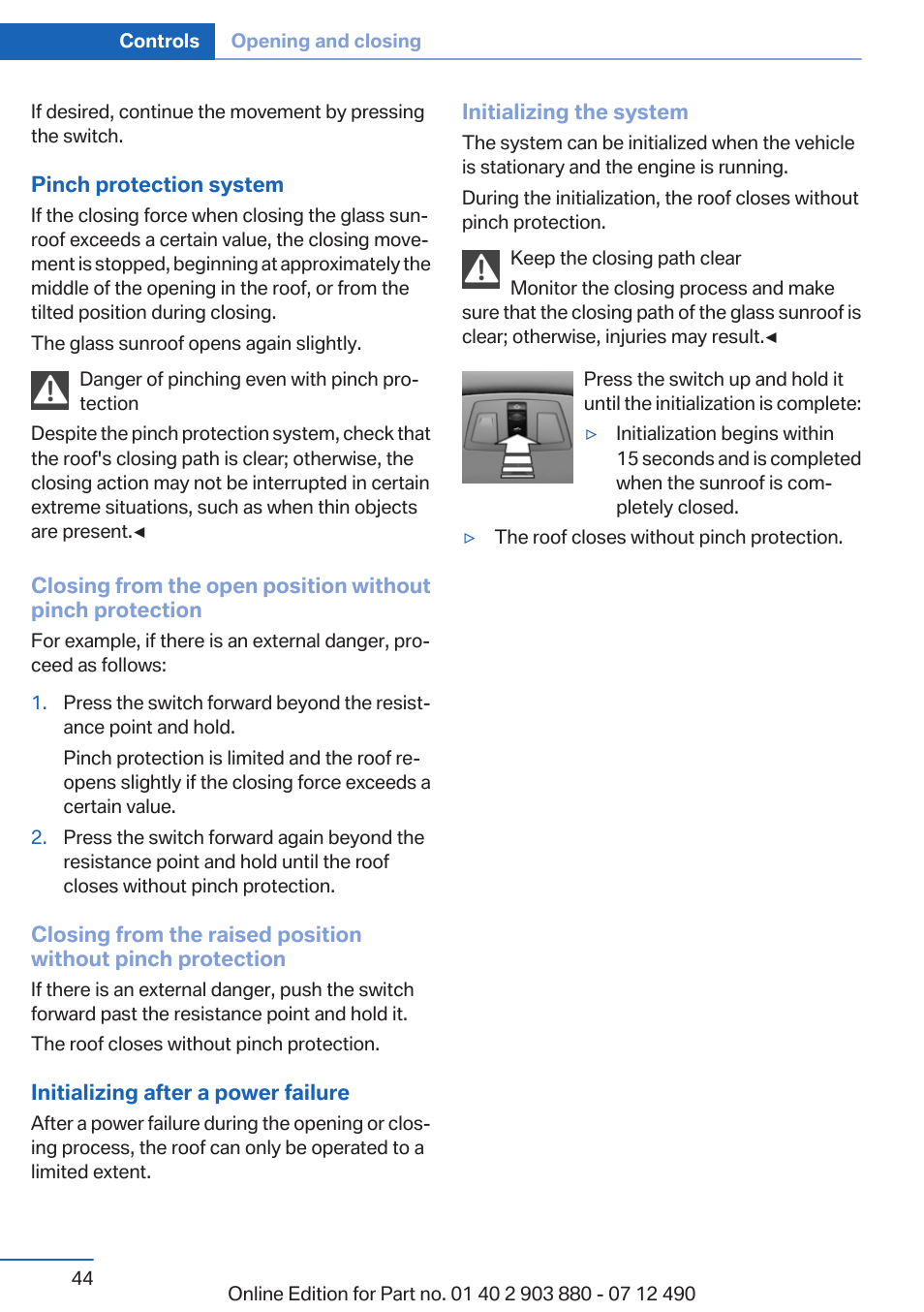 BMW 2013 3 Series User Manual | Page 44 / 242