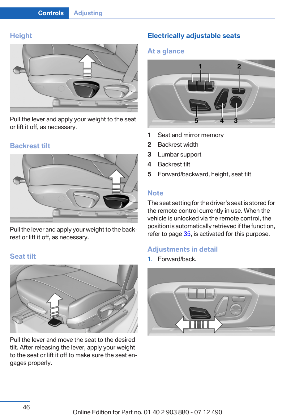 BMW 2013 3 Series User Manual | Page 46 / 242