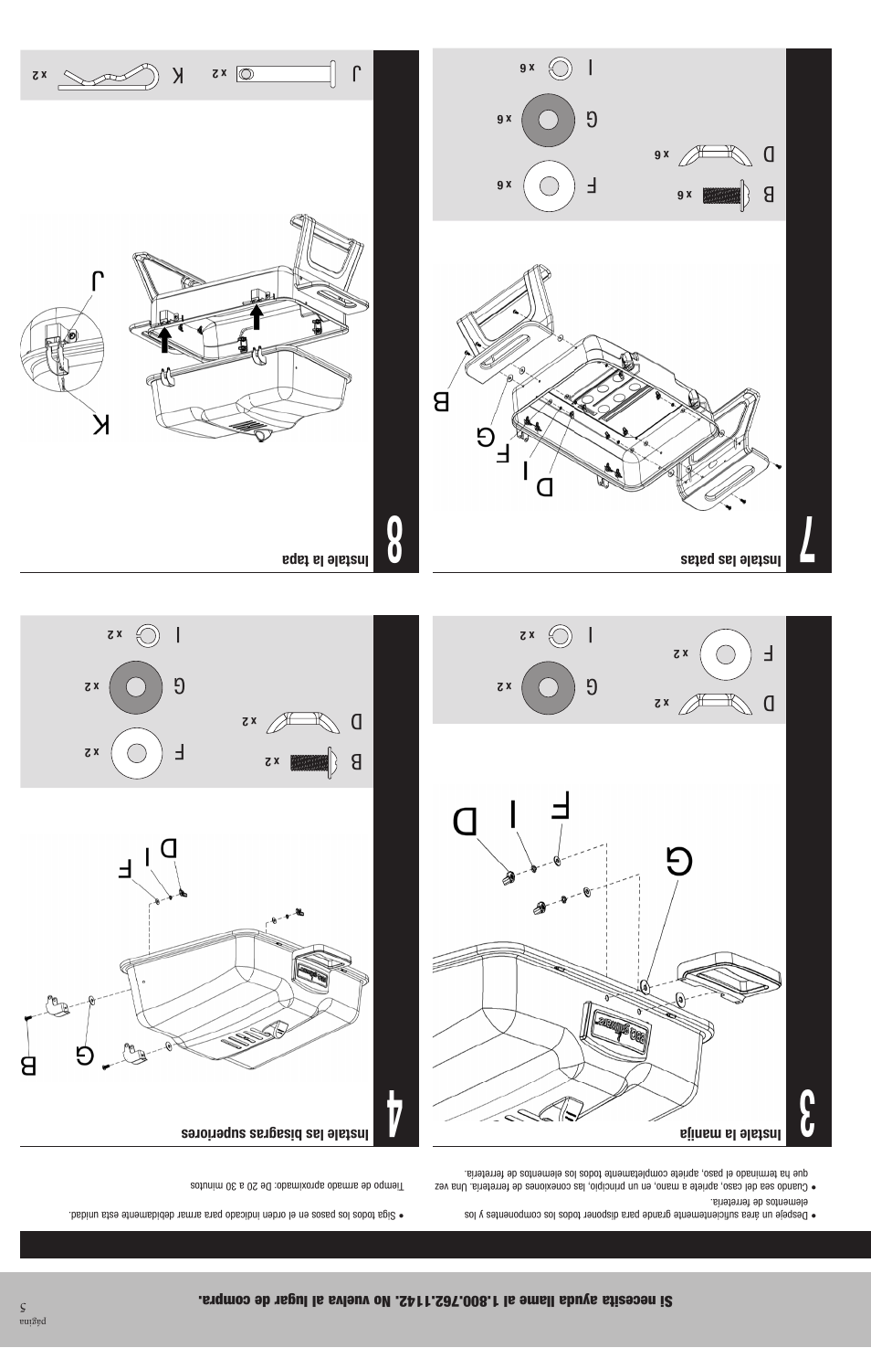Blue Rhino CBT672B User Manual | Page 12 / 16