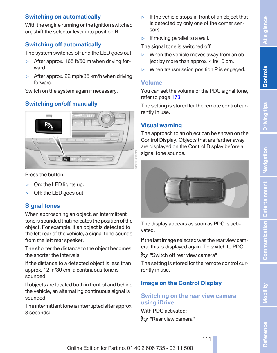 BMW 2012 X6M User Manual | Page 111 / 317