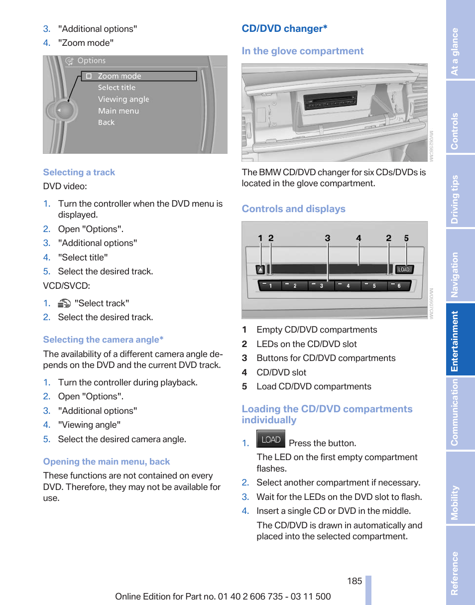 BMW 2012 X6M User Manual | Page 185 / 317