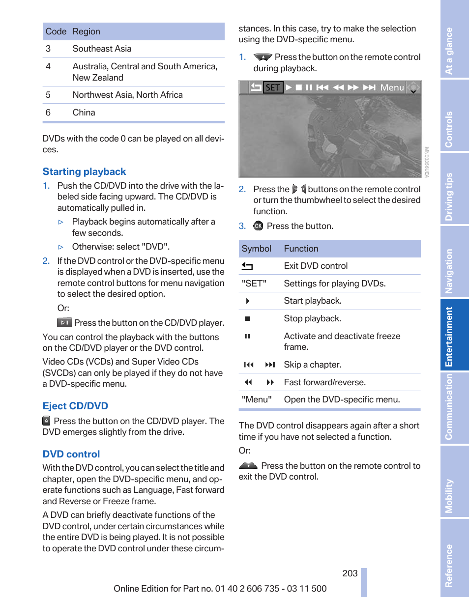 BMW 2012 X6M User Manual | Page 203 / 317