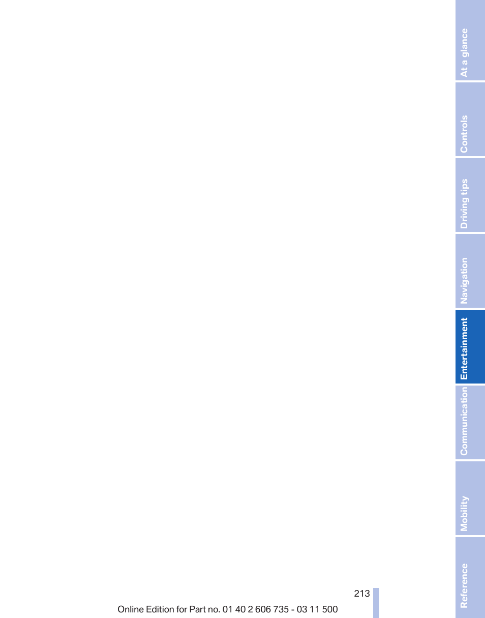 BMW 2012 X6M User Manual | Page 213 / 317