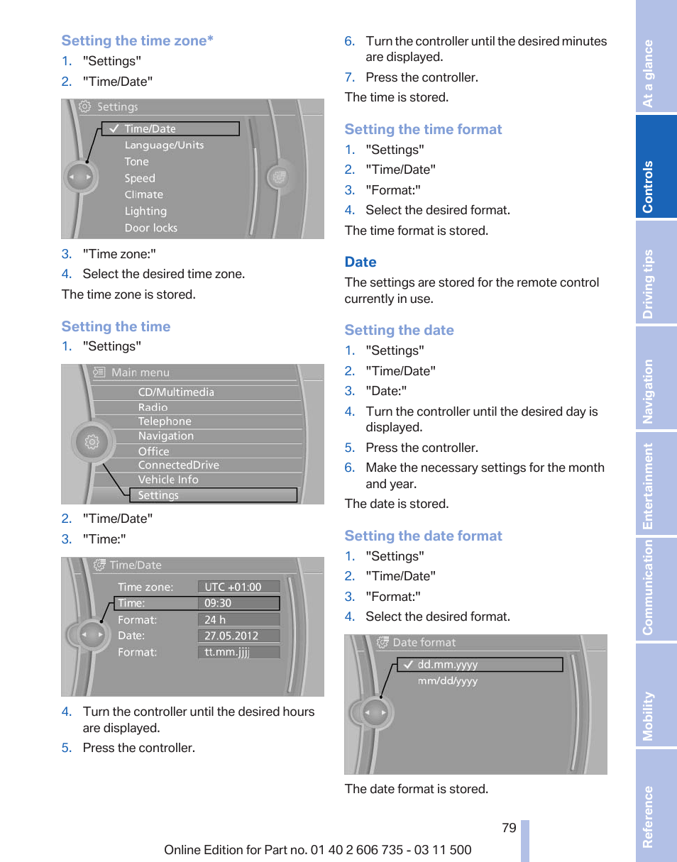 BMW 2012 X6M User Manual | Page 79 / 317