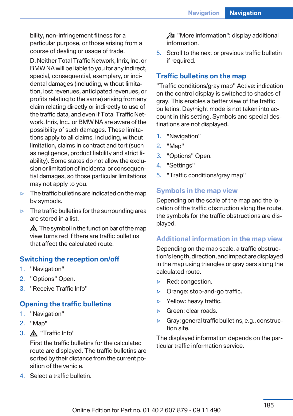 BMW 2012 5 Series User Manual | Page 185 / 335