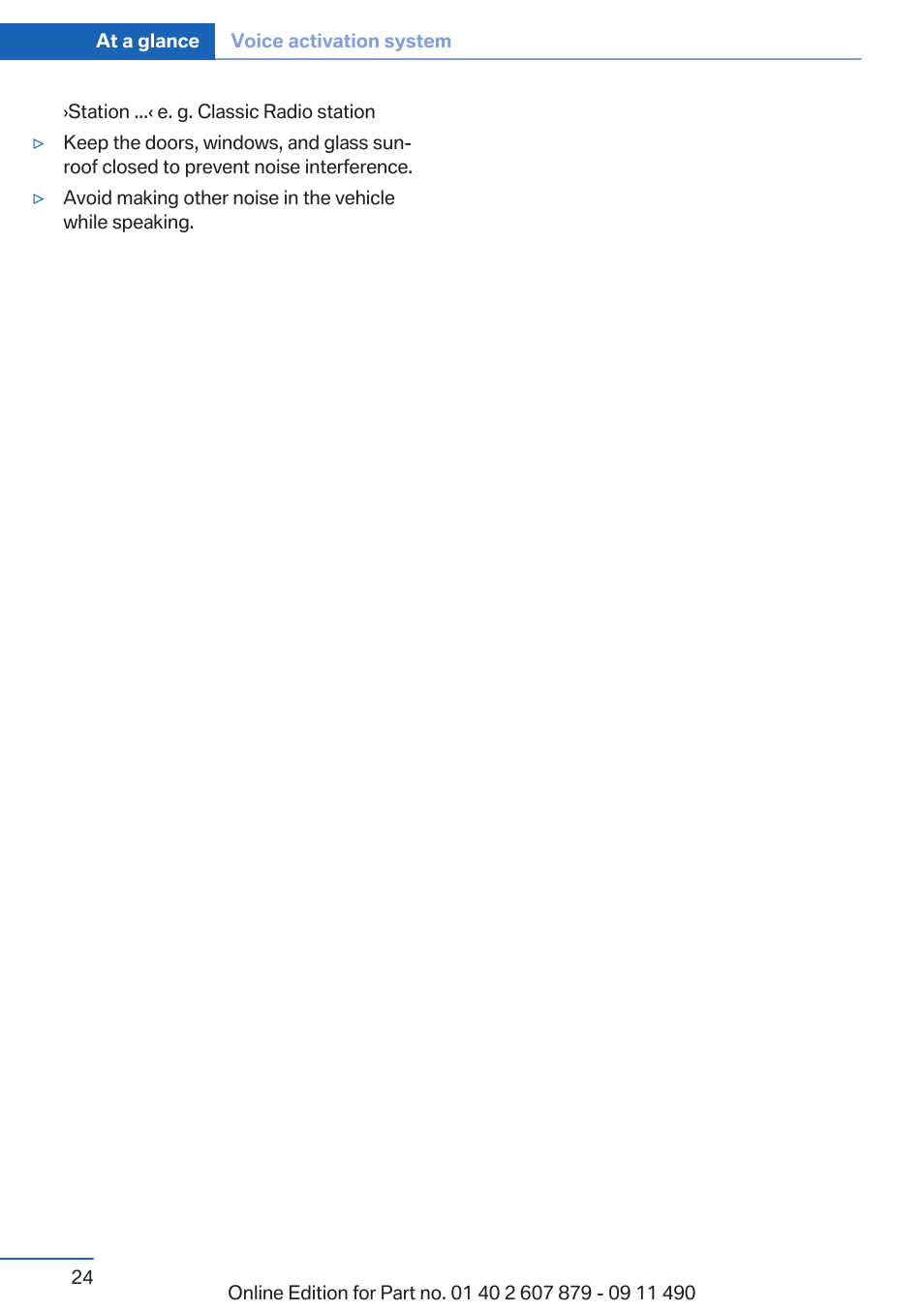 BMW 2012 5 Series User Manual | Page 24 / 335