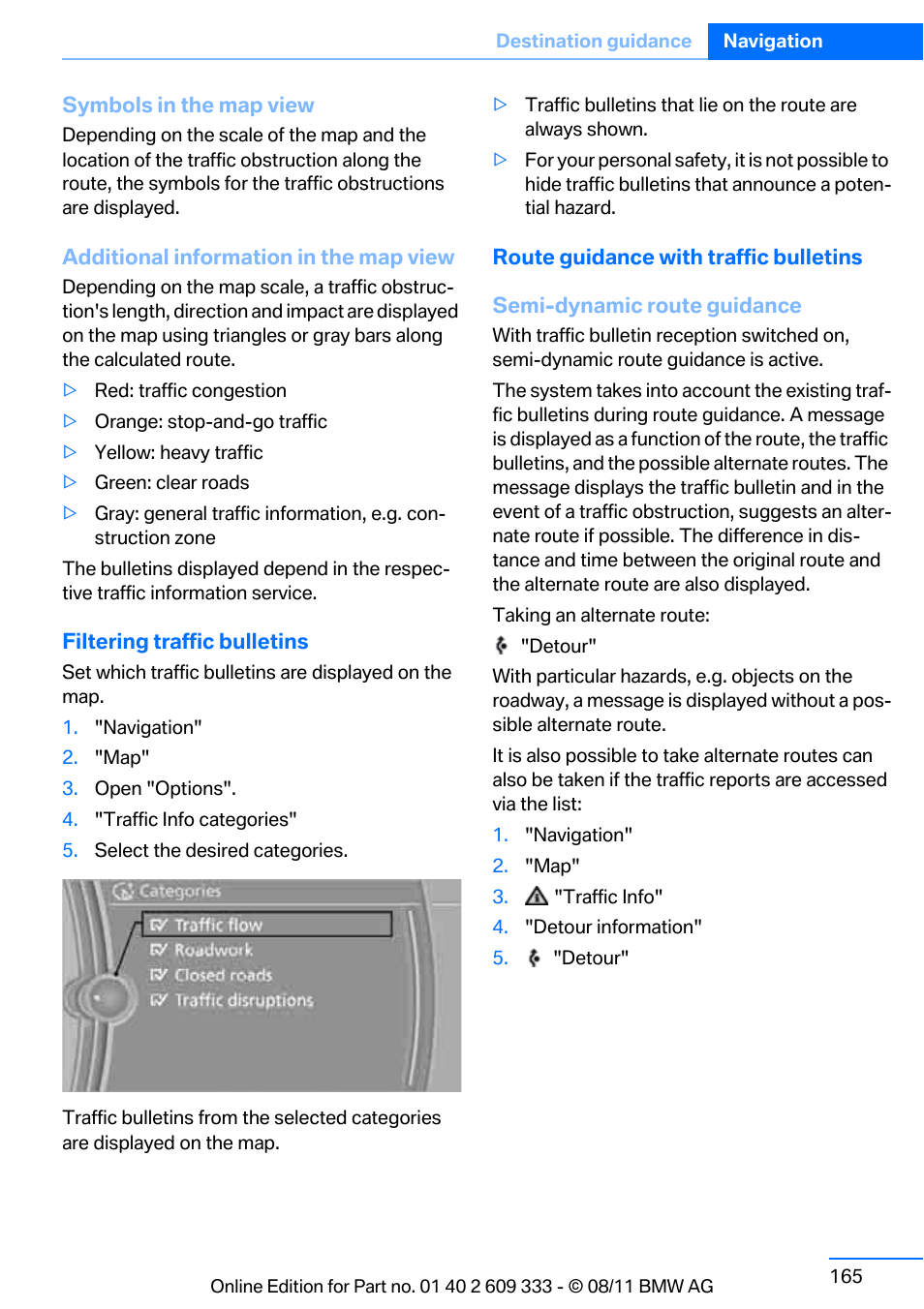 BMW 2012 3 Series M3 Сoupe User Manual | Page 166 / 314