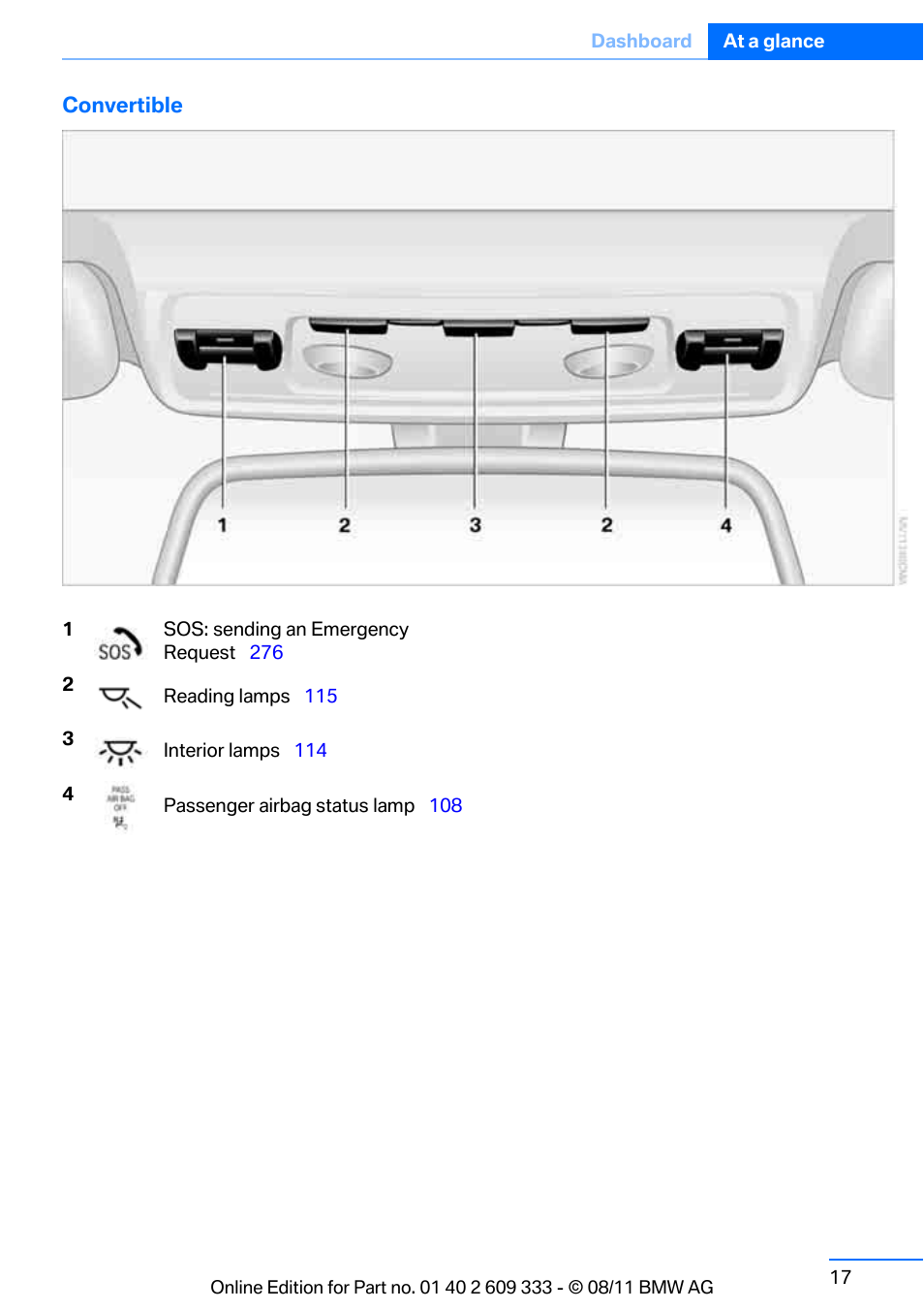 BMW 2012 3 Series M3 Сoupe User Manual | Page 18 / 314