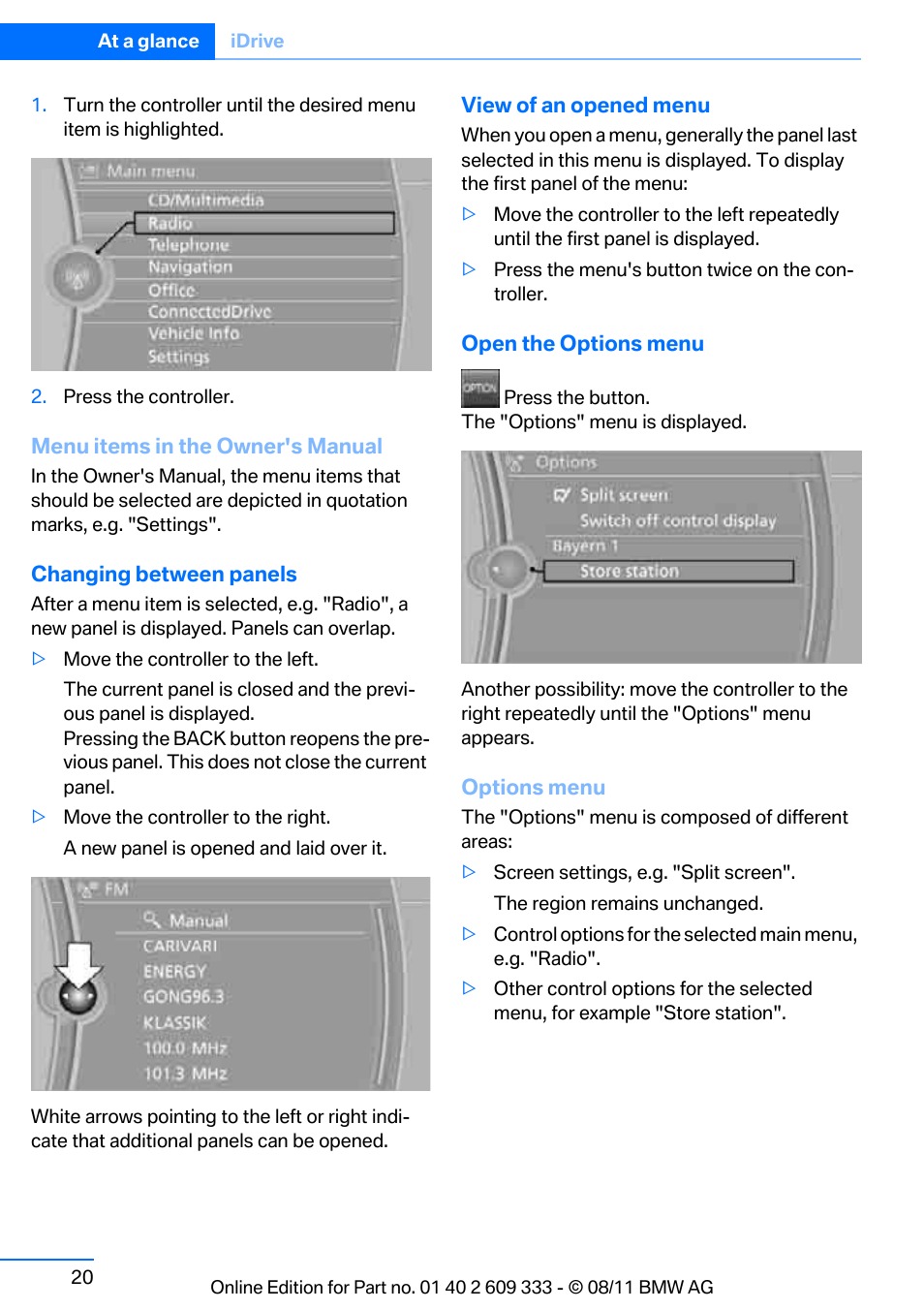 BMW 2012 3 Series M3 Сoupe User Manual | Page 21 / 314