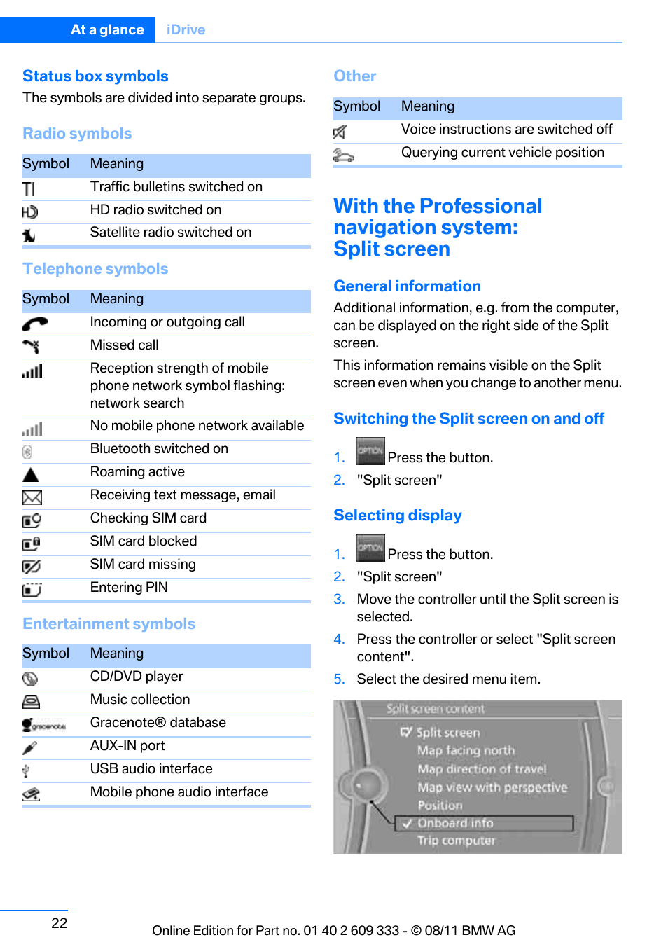 BMW 2012 3 Series M3 Сoupe User Manual | Page 23 / 314