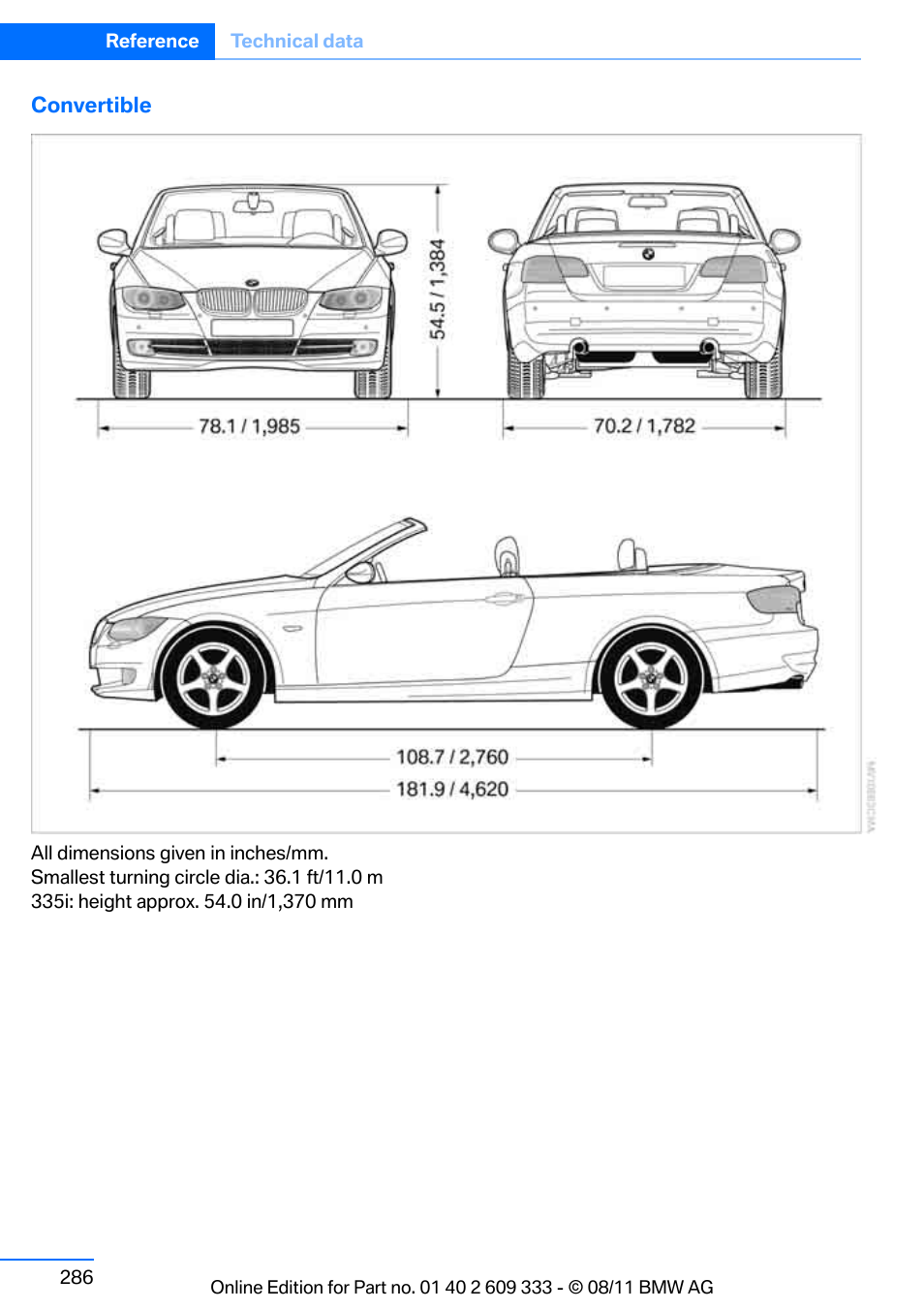 BMW 2012 3 Series M3 Сoupe User Manual | Page 287 / 314