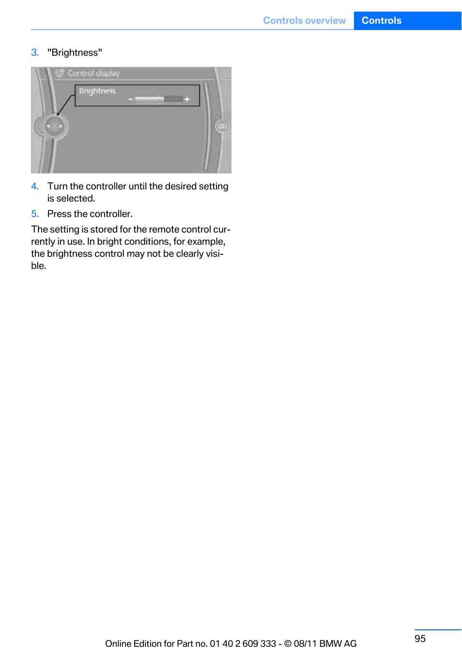 BMW 2012 3 Series M3 Сoupe User Manual | Page 96 / 314