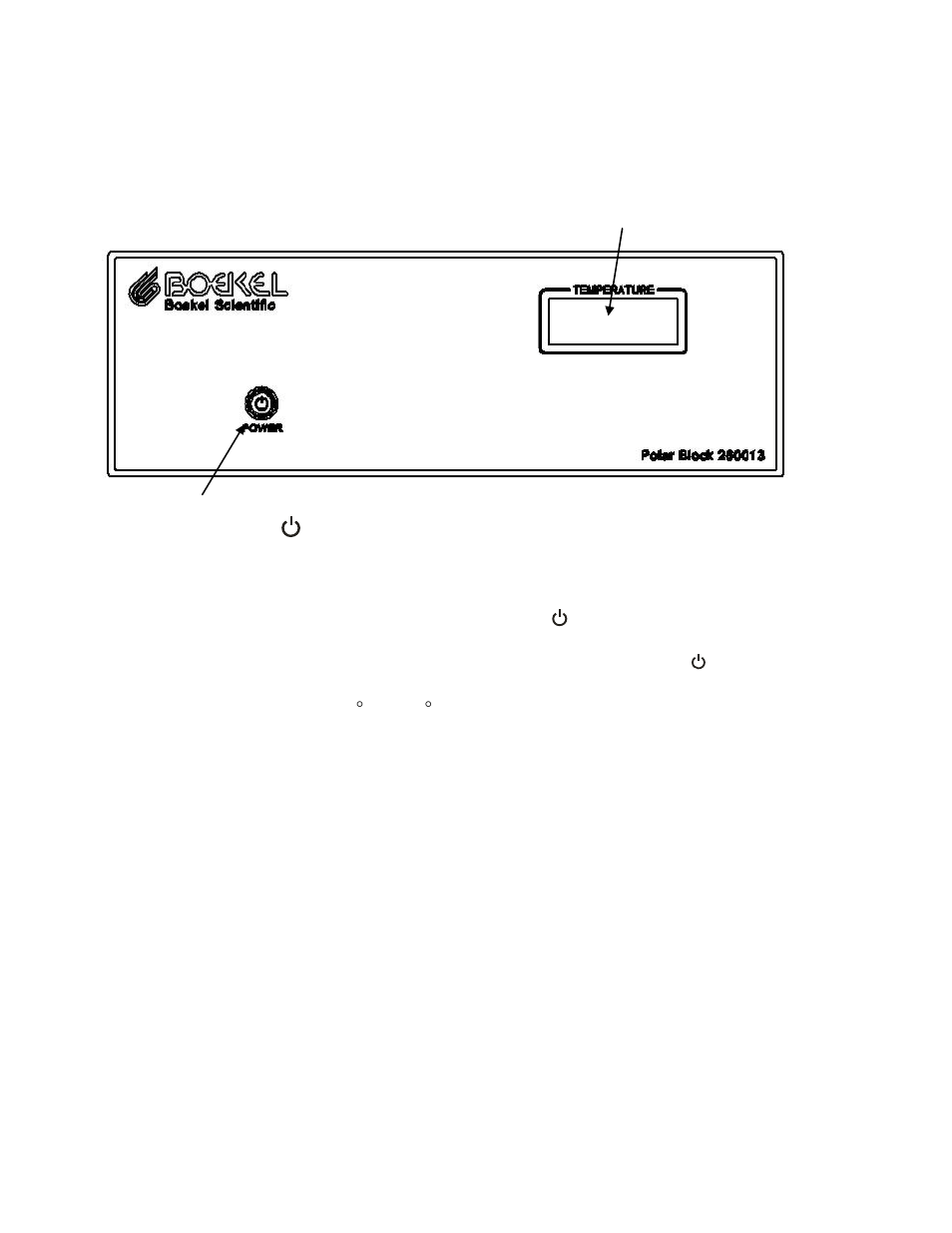 Operation, 1 controls and indicator lamps (figure 1), 2 operating the polar block | Boekel Scientific 260013-2 Polar Block User Manual | Page 5 / 8