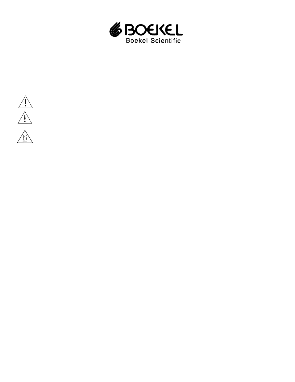 Boekel Scientific 140384T1 Microplate Replicators User Manual | 3 pages