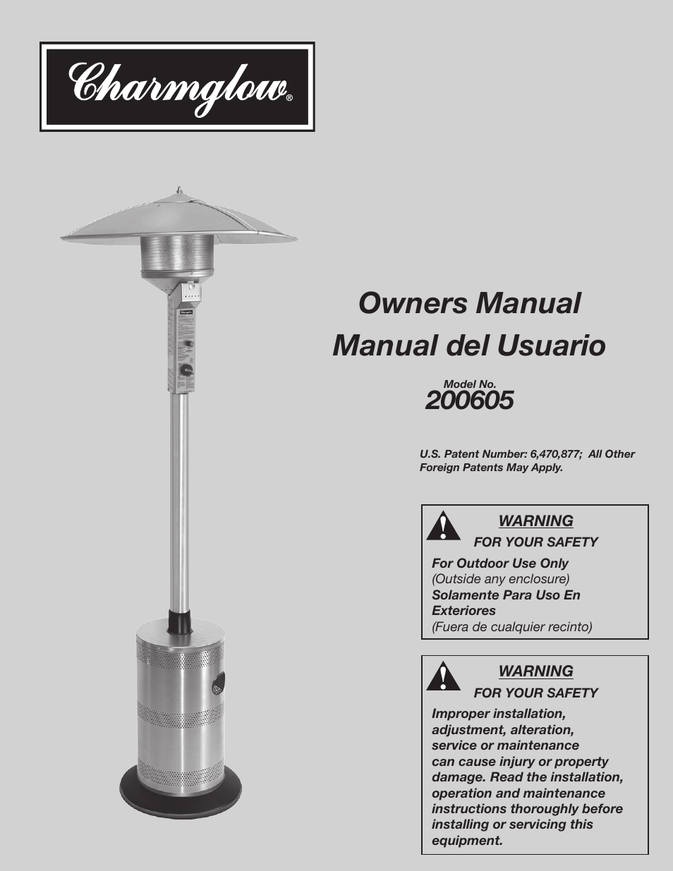 Blue Rhino Charmglow 200605 User Manual | 44 pages