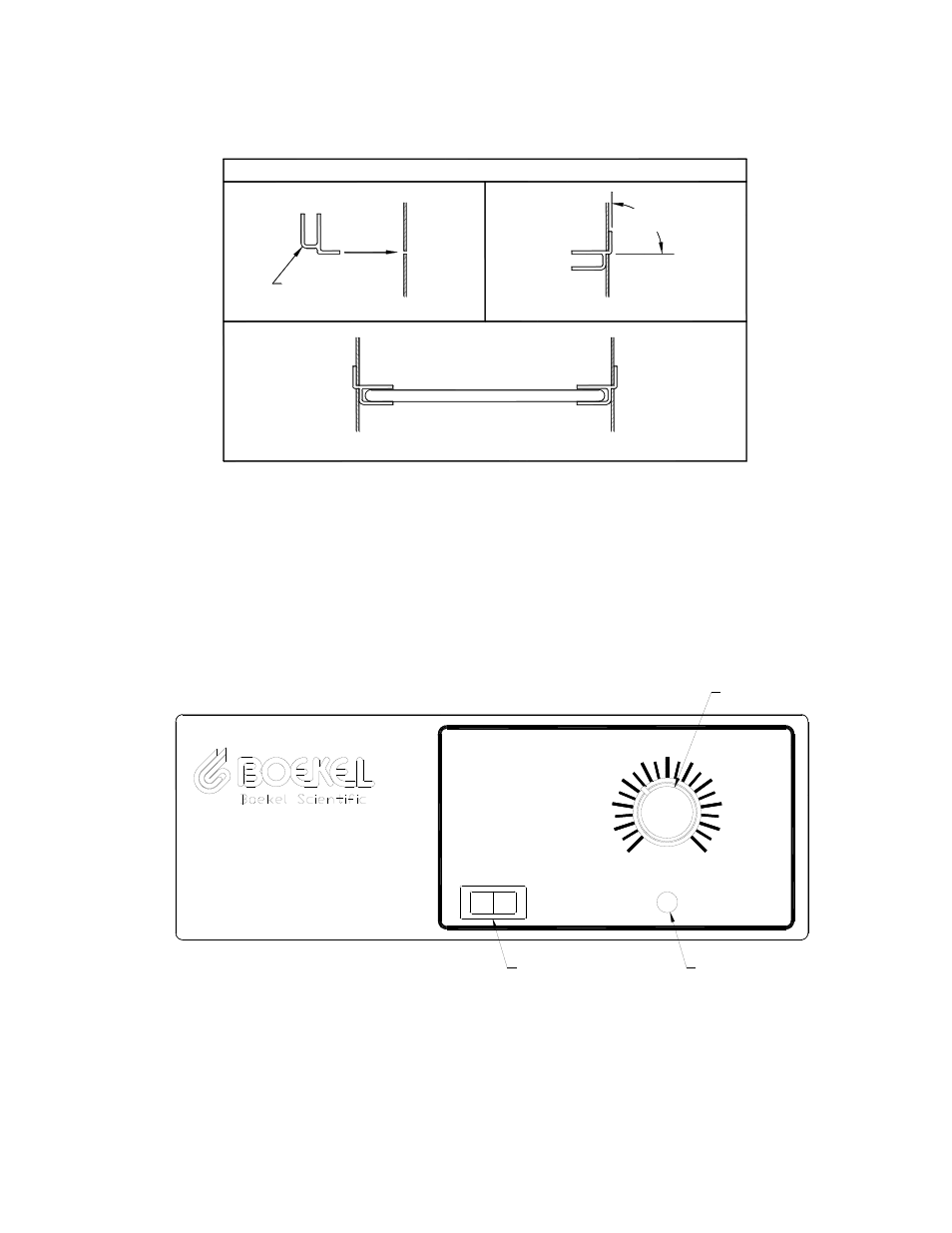 Operation, 1 controls and indicator lamps (see figure below) | Boekel Scientific 132000-2 Economy Analog Incubators User Manual | Page 5 / 8