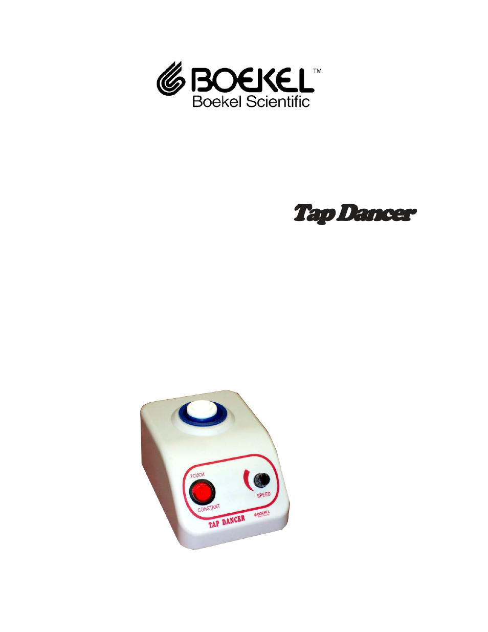 Boekel Scientific 270100 Mini Vortex Mixer User Manual | 7 pages