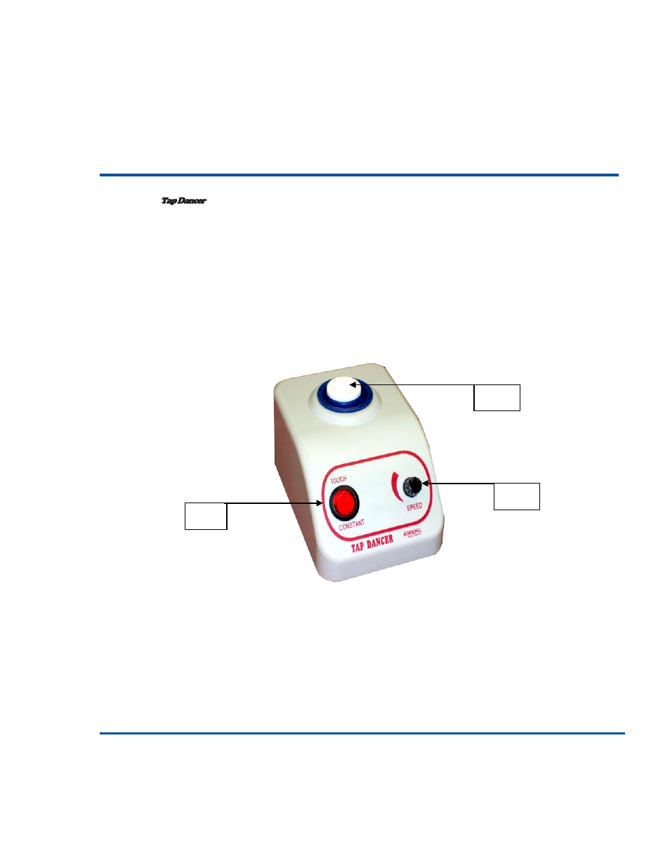 Operating instructions | Boekel Scientific 270100 Mini Vortex Mixer User Manual | Page 5 / 7