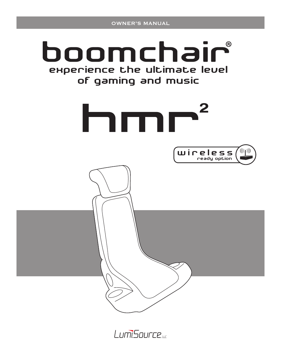 BoomChair HMR2 User Manual | 8 pages