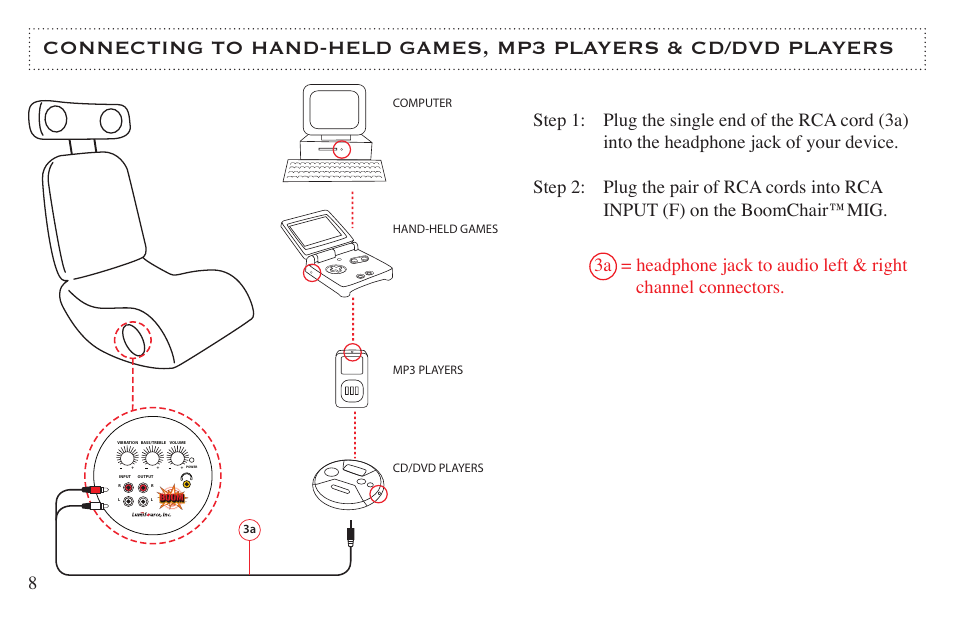 Step 1: step 2 | BoomChair Mig User Manual | Page 8 / 12