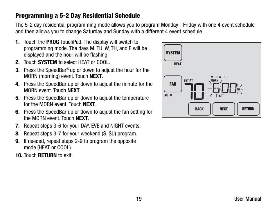 Braeburn 7320 User Manual User Manual | Page 19 / 40
